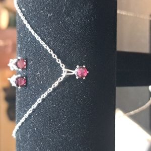 Effy Garnet Jewelry Set